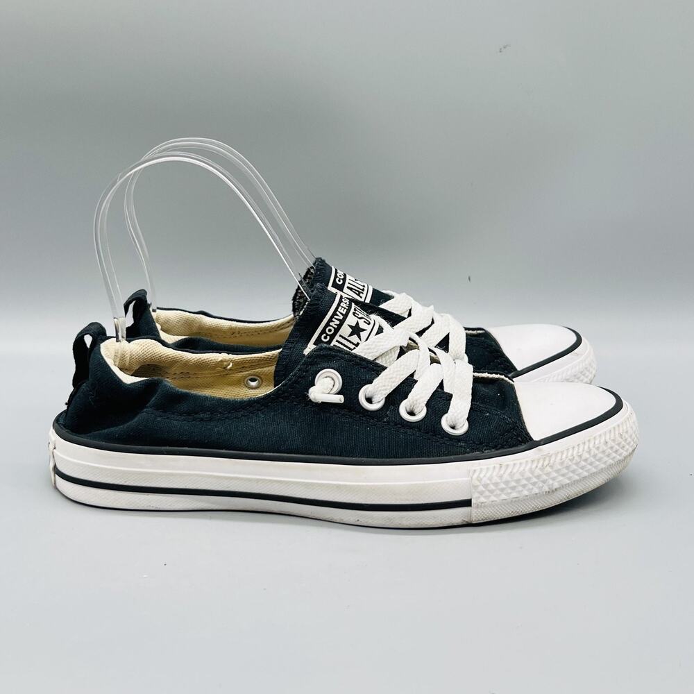 Converse Shoes Womens 7 Black Chuck Taylor All Star Shoreline Sneakers Comfort